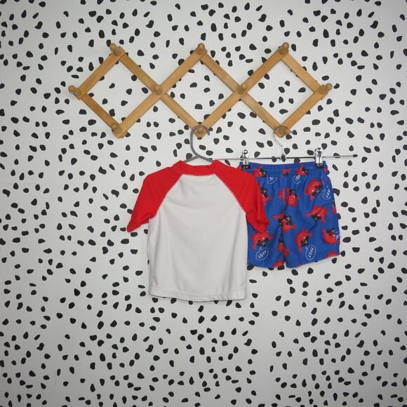 Just One You Carb Pirate Toddler Swim Trunks and Rash Guard Set - Picture 3 of 8